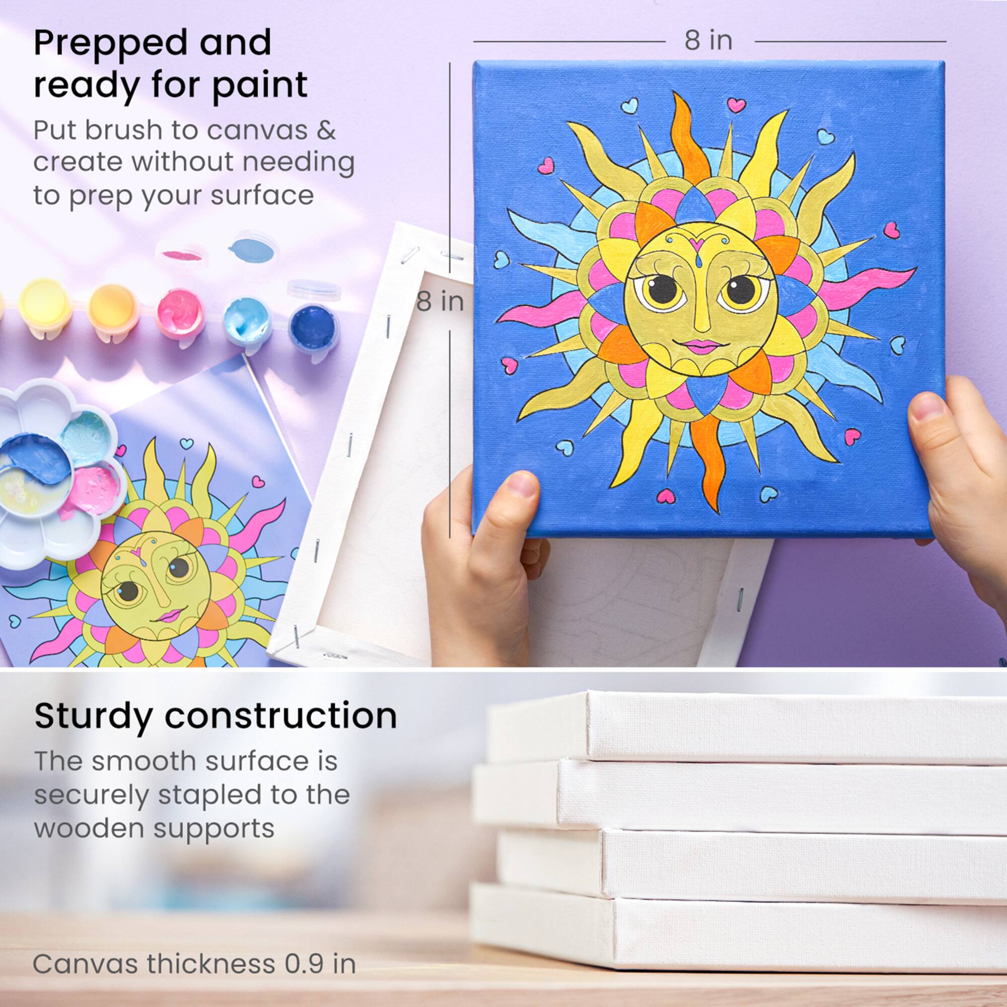 Arteza® Kids Canvas Paint Kit